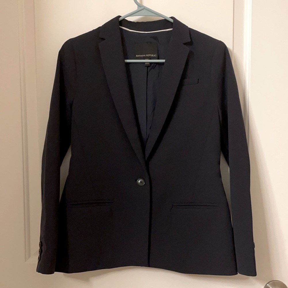 Banana Republic Navy Blue Blazer